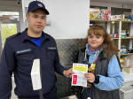 В Волоколамске сотрудники «Мособлпожспас» провели беседы о противопожарном режиме